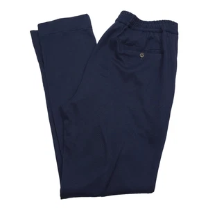 $298 Polo Ralph Lauren Azul Marino Plisado Tejido Malla Pantalones Talla 34 X 33 - Imagen 1 de 11