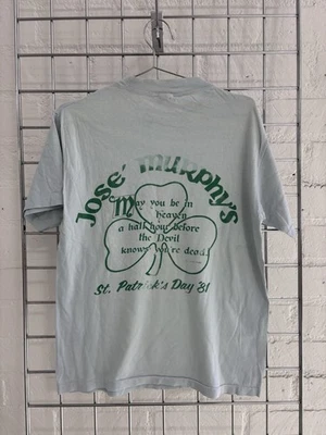 Camisa De Playa De Colección Años 70 80 Pub Irlandés Jose Murphy’s Pacific Mediana Foto 1 de 4