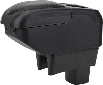 Caja reposabrazos para Suzuki Swift 2008-2023 almacenamiento de doble capa con puertos USB Foto 1 de 4