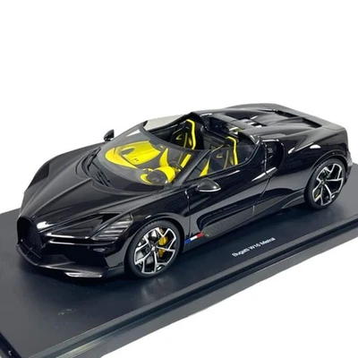 Modellino Auto Top Speed 1/18 Bugatti W16 Mistral Black - Immagine 1 di 4