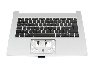 Acer 6B.HVWN7.011 Original Tastatur inkl. Topcase DE (deutsch) schwarz/silber - Afbeelding 1 van 5