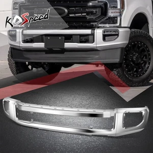 Front Bumper Face Bar w/ Fog Lights Holes for Ford F-250 F-350 SD SRW 2020-2022 - Picture 1 of 6