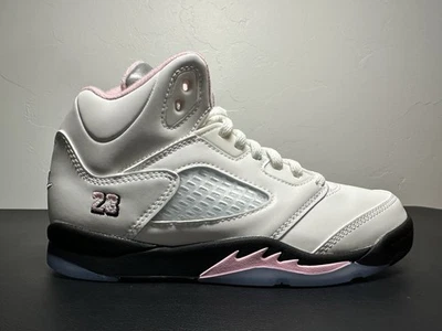 NIKE AIR JORDAN 5 RETRO OG ROSA MEDIO SUAVE HQ7979-102 PS Talla 2.5Y Foto 1 de 4