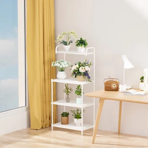 4-Tier Baker's Rack Microwave Oven Rack Kitchen Storage Organizer Home White - Picture 1 of 7