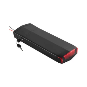 E-Bike Akku 48V 10Ah 480Wh Gepäckträgerakku Li-Ion Battery Pedelec ebike BMS LED - Bild 1 von 7