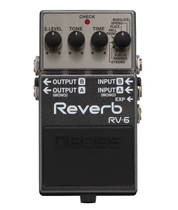 New Boss RV-6 Digital Reverb Guitar Effects Pedal - Imagen 1 de 5