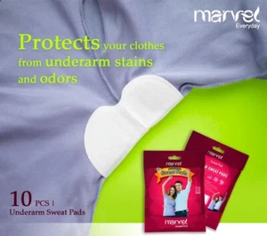 10 Disposable Underarm Sweat Pad Antiperspirant Best Quality Armpit Guard Unisex - Picture 1 of 8