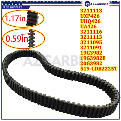 Correa de embrague de transmisión para Polaris RZR 800 Crew Sportsman 500 570 3211113 2006-18 HD Foto 1 de 4