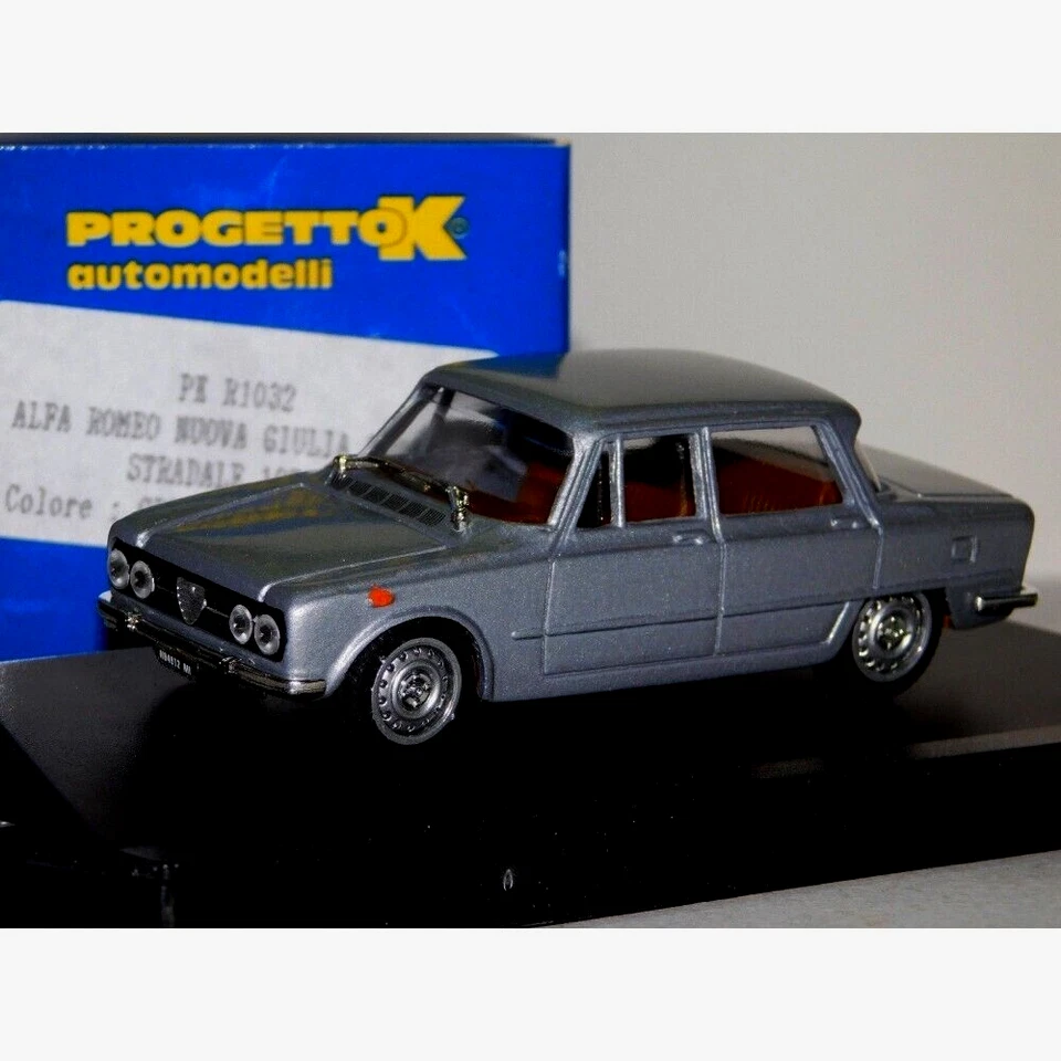 ALFA ROMEO GIULIA NUOVA SUPER 1973 GREY METALLIC PROGETTO PKR1032 1:43 - Immagine 1 di 1