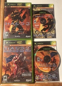 Original Xbox Halo 2 + Paquete de mapas multijugador, completo en caja original - Imagen 1 de 12