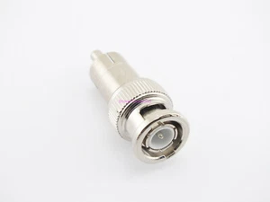 Coax Adapter BNC Male to RCA Male RF Connector - USA Ham Seller - Picture 1 of 2