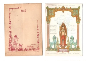 CHROMO - Phosphatine Falières. L'orange à travers le Monde. SIAM et CAMBODGE - Picture 1 of 1