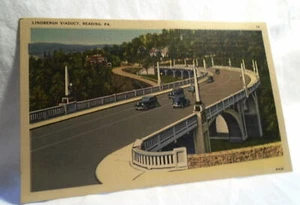 Viadotto Lindbergh, lettura Pennsylvania cartolina d'epoca mai usata. - Foto 1 di 2