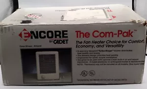 Cadet White Com Pak Fan Forced Wall Heater w Thermostat xc202tx 240V 2000 Watt - Picture 1 of 10