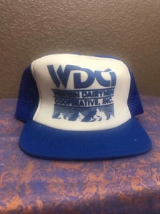 Western Dairymen Cooperative Inc. Men's Blue Mesh SnapBack Baseball Cap Hat - Picture 1 of 6