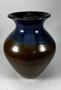 Vintage 2004 Phil Morgan signierte Keramik Vase Phil Morgan Pottery Seagrove NC - Bild 1 von 7