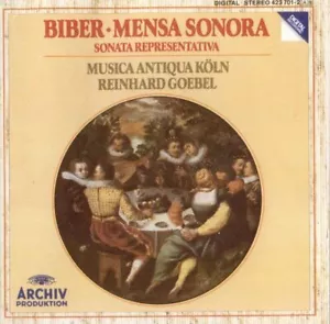 BIBER: Mensa Sonora / Sonata Representativa - Musica Antiqua Köln (CD-R, Archiv) - Bild 1 von 2