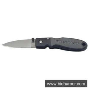 Klein Tools 44002 2-3/8 in Drop Point Blade Lock back Knife Nylon Resin Handle - Picture 1 of 2