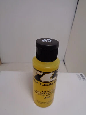 Team Losi Racing TLR74012 Silicone Shock Oil 45wt 610 CST 2oz - Image 1 of 2