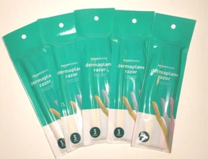 NEW Amazon Basics Multipurpose Exfoliating Dermaplaning Tool, 5 Pack-15 total - Picture 1 of 2