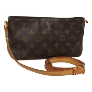 LOUIS VUITTON Monogram Trotteur Shoulder Bag M51240 LV Auth gh150 - Imagen 1 de 21