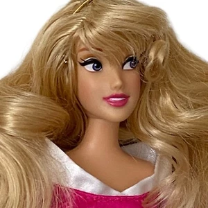 SLEEPING BEAUTY Disney Store bambola principessa ARTICOLATA spazzola per capelli diadema + specchio - Foto 1 di 8