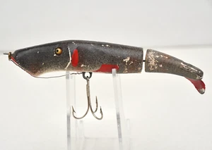 Vintage C.C. ROBERTS MUD PUPPY FISHING LURE GLASS EYES - Picture 1 of 8