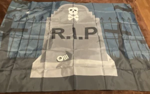 Halloween R.I.P Poly Nylon Flagge Banner 2er Set - Bild 1 von 4
