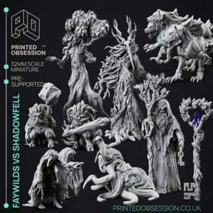 Faywild Vs Shadowfell Miniatures | Fantasy Miniature | Printed Obsession - Picture 1 of 40