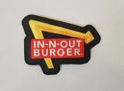 Patch In N Out Burger Iron On (signe flèche néon lettre blanche) INO