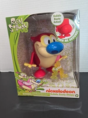 Nuevo - STIMPY - 6" Figura Vinilo BOBBLE-BOOTY Nickelodeon REN & STIMPY Just Play Foto 1 de 4