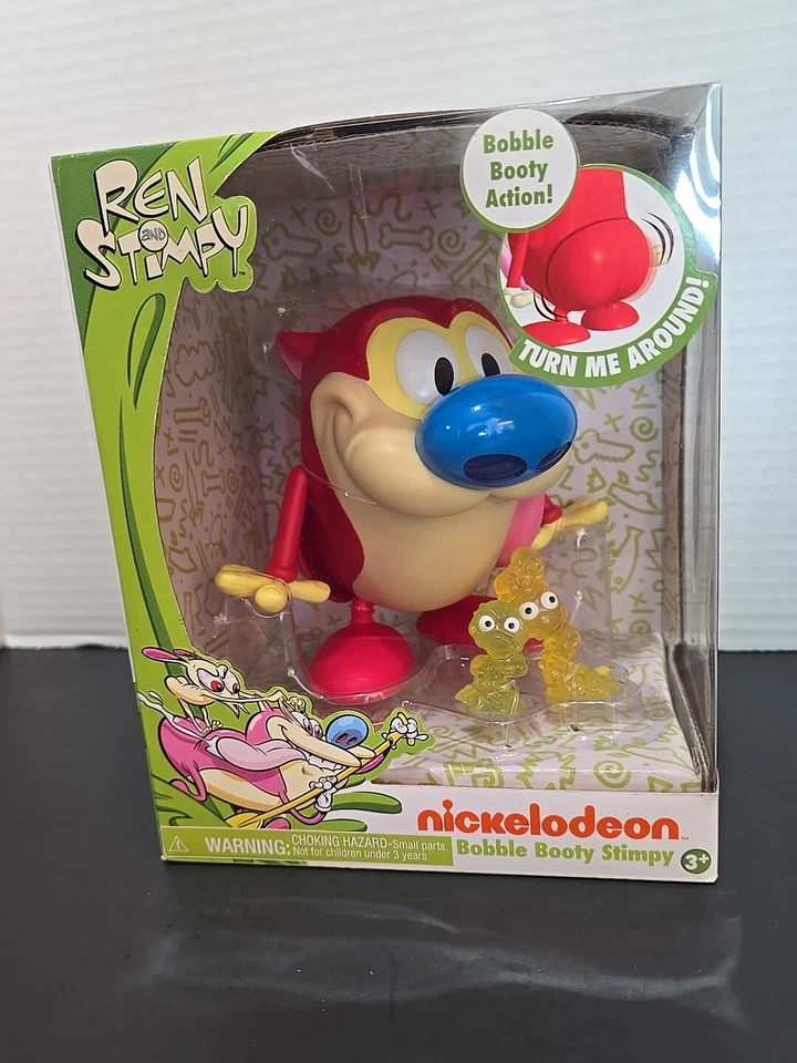 Just Play Ren and Stimpy Bobble Booty Action 6 Toy Figure Collectible Best Gift