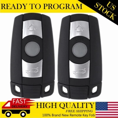 Mando a distancia 2 de repuesto para BMW 328i xDrive 328xi 2007 2008 2009 2010 2011 llavero Foto 1 de 4