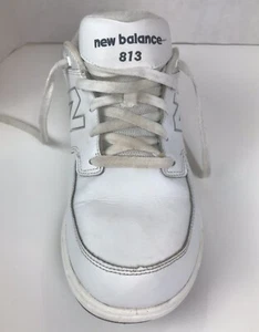 Mens New Balance 814 Sneakers 10 White Comfort Walking Shoes No Insoles Good Con - Picture 1 of 10