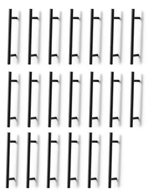 Kitchen Cupboard Cabinet T-Bar Door Handle Brushed Stainless Steel 96 128 160mm - Image 1 of 4