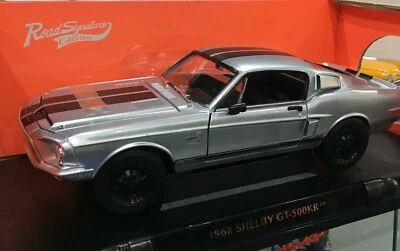 Modellino Road Signature  - 1:18 - Shelby GT-500KR 1968  Diecast grey - Immagine 1 di 3