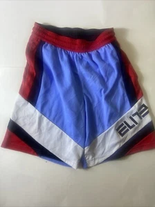 2020 Nike Elite basketball shorts youth boys sz M Large blue red - Picture 1 of 6