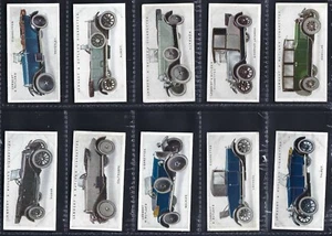 LAMBERT & BUTLER - MOTOR CARS, 2ND - FULL SET OF 25 CARDS - Picture 1 of 6