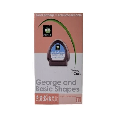 Cricut Cartridge George and Basic Shapes LINK STATUS UNKNOWN Retired Fonts/Shape - Image 1 of 4