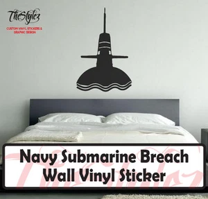 Marine U-Boot Bruch Wand Vinyl Aufkleber - Bild 1 von 4