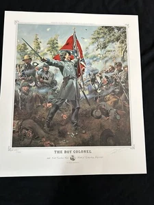 WONDERFUL! Don Troiani “The Boy Colonel” #686/1000 Civil War Print MINT - Picture 1 of 6