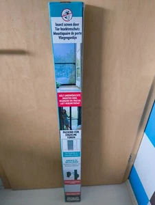 Insektenschutz Fliegengitter Tür Alu Rahmen Mücken Fliegenschutz 100 x 210 cm - Bild 1 von 6