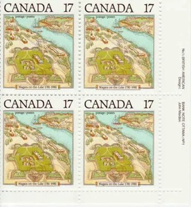 Canada Stamp PB#897 - Map of the Town (1981) 17¢ - Bild 1 von 1