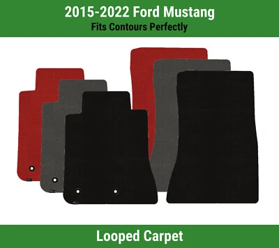 Lloyd Classic Loop Front Row Carpet Mats for 2015-2022 Ford Mustang  - Image 1 of 4