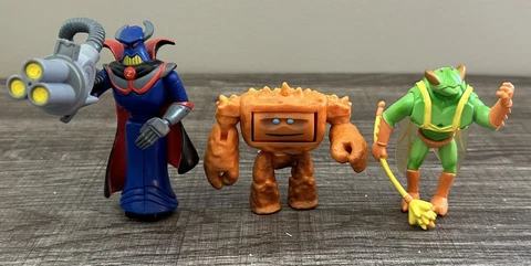 Disney Toy Story 3 Villains Mini Figures Lot Chunk Rock Twitch Bug Zurg 2-4” Cover