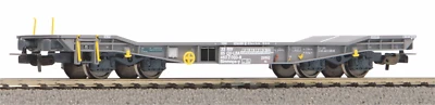 Piko 96694 HO Gauge Expert SBB Slmmnps-y Heavy Duty Flat Wagon VI - Image 1 of 2