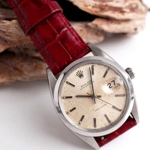 1969 Vintage Rolex Oysterdate Precision 6694 Men's Manual Watch 35mm Overhauled - Picture 1 of 24