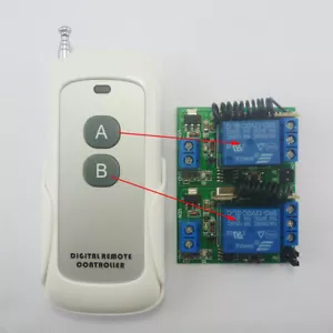 DC12V 433 MHz RF interruttore remoto wireless on/off + collegamento controller timer ritardo - Foto 1 di 6