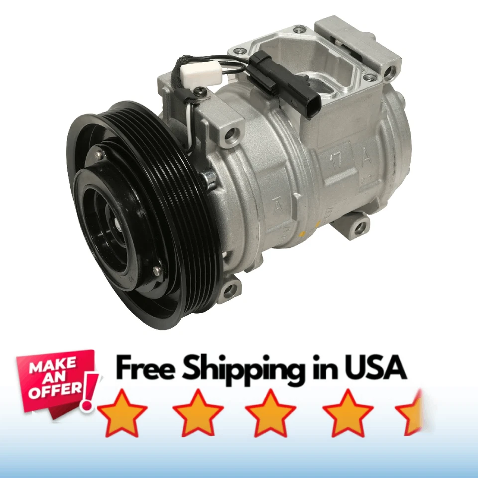Компрессор кондиционера подходит для Chrysler Concorde 1998-2004, Chrysler Intrepid 1998-2004 - Изображение 1 из 1