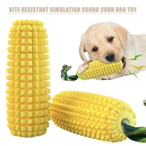 2x Indestructible Dog Toys Durable Corn Dog Chew Toy for Big Aggressive Chewers - Picture 1 of 9
